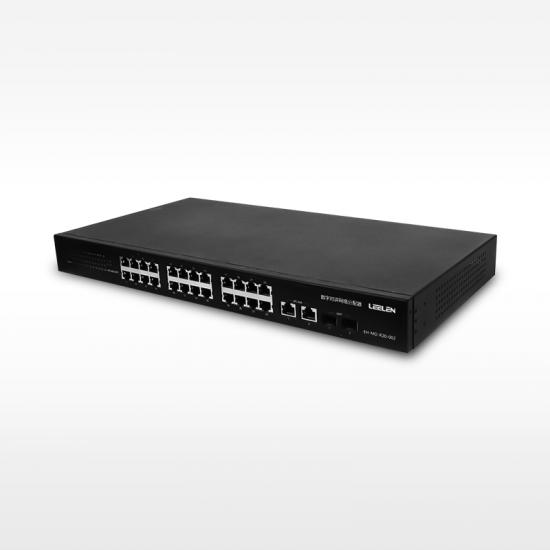 Digitaler Intercom-Netzwerkverteiler mit 24 LAN-Anschlüssen