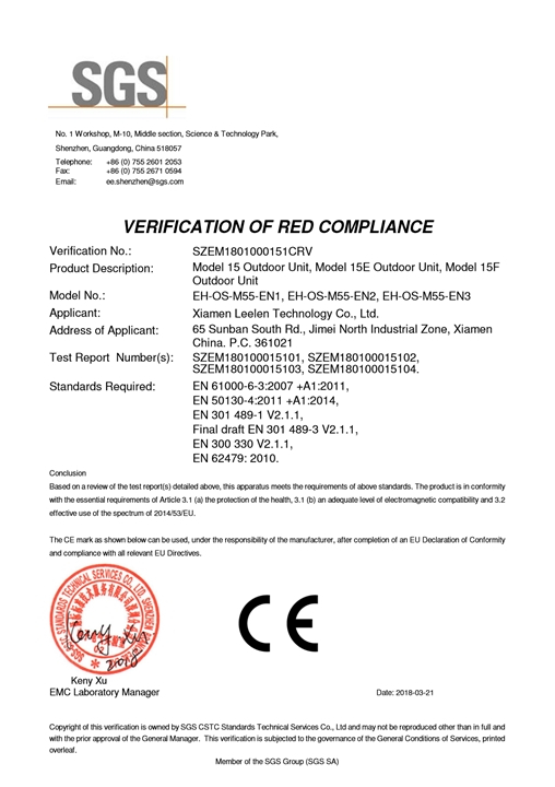 rote Zertifizierung